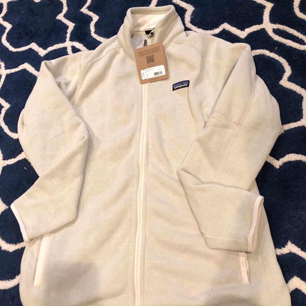 NWT womens XL Patagonia Better Sweater In white